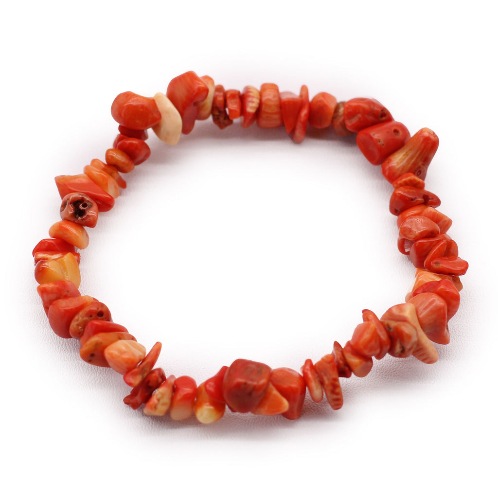 Chipstone Bracelet Showcasing Beautiful Orange Jasper Stone Design