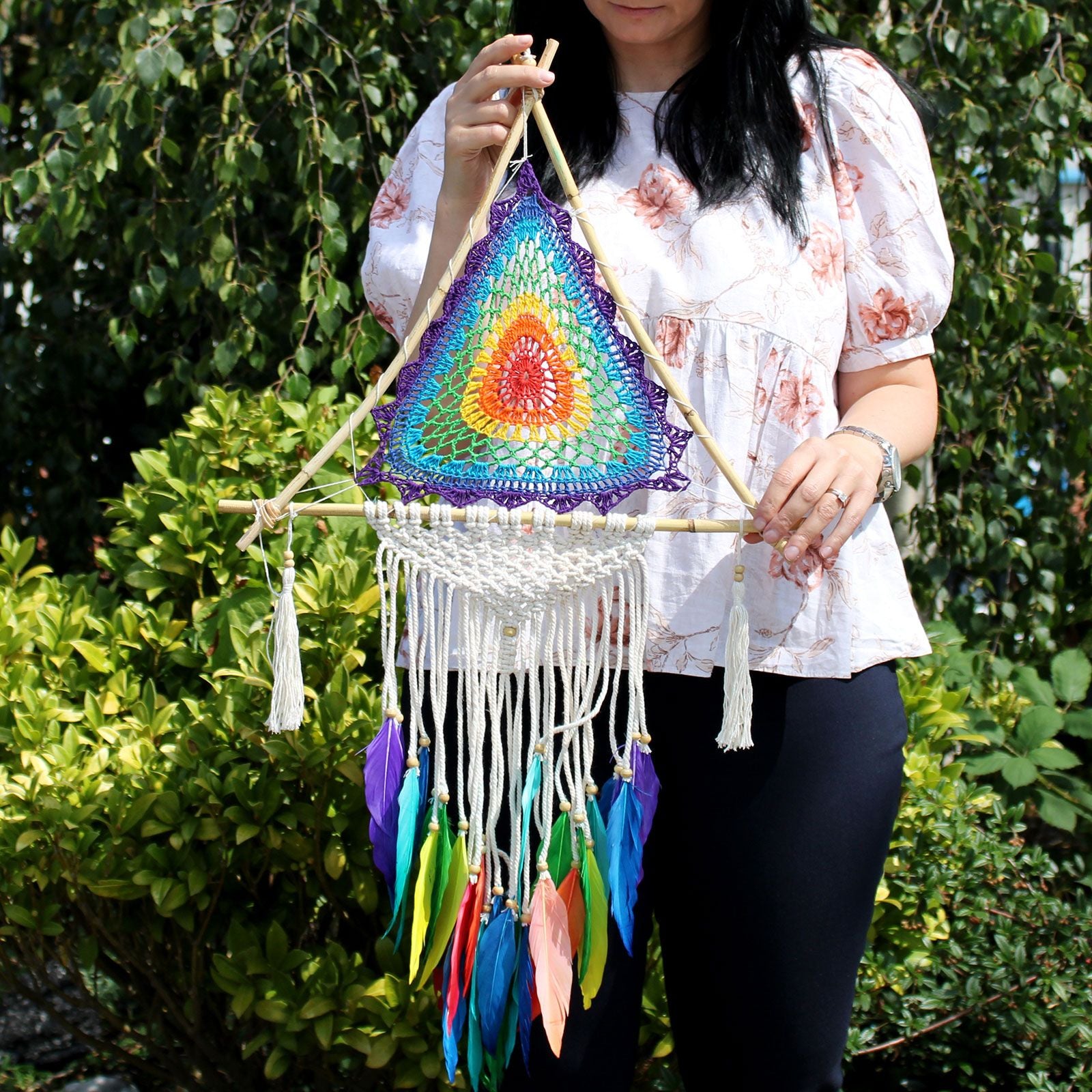Bali Dreamcatchers Large Multi Pyramid for Beautiful Home Decor