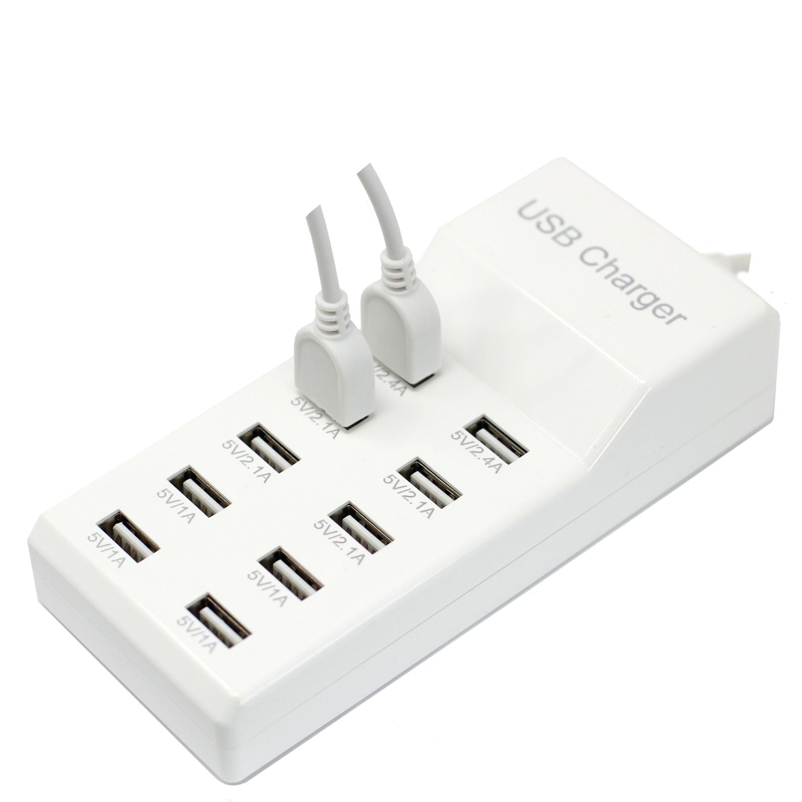 USB Charging Station with 10 Ports for Fast Device Power Supply