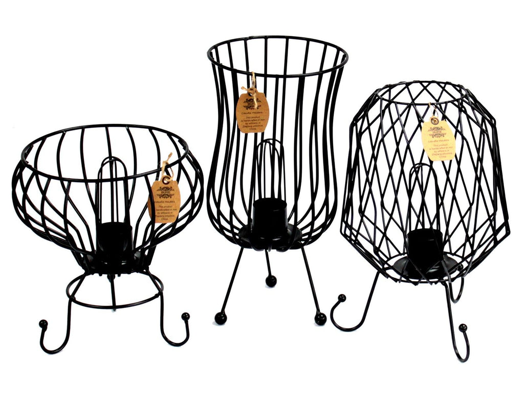 Mesh Salt Rock Brazier Set with Pink Salt Chunks and Bulb