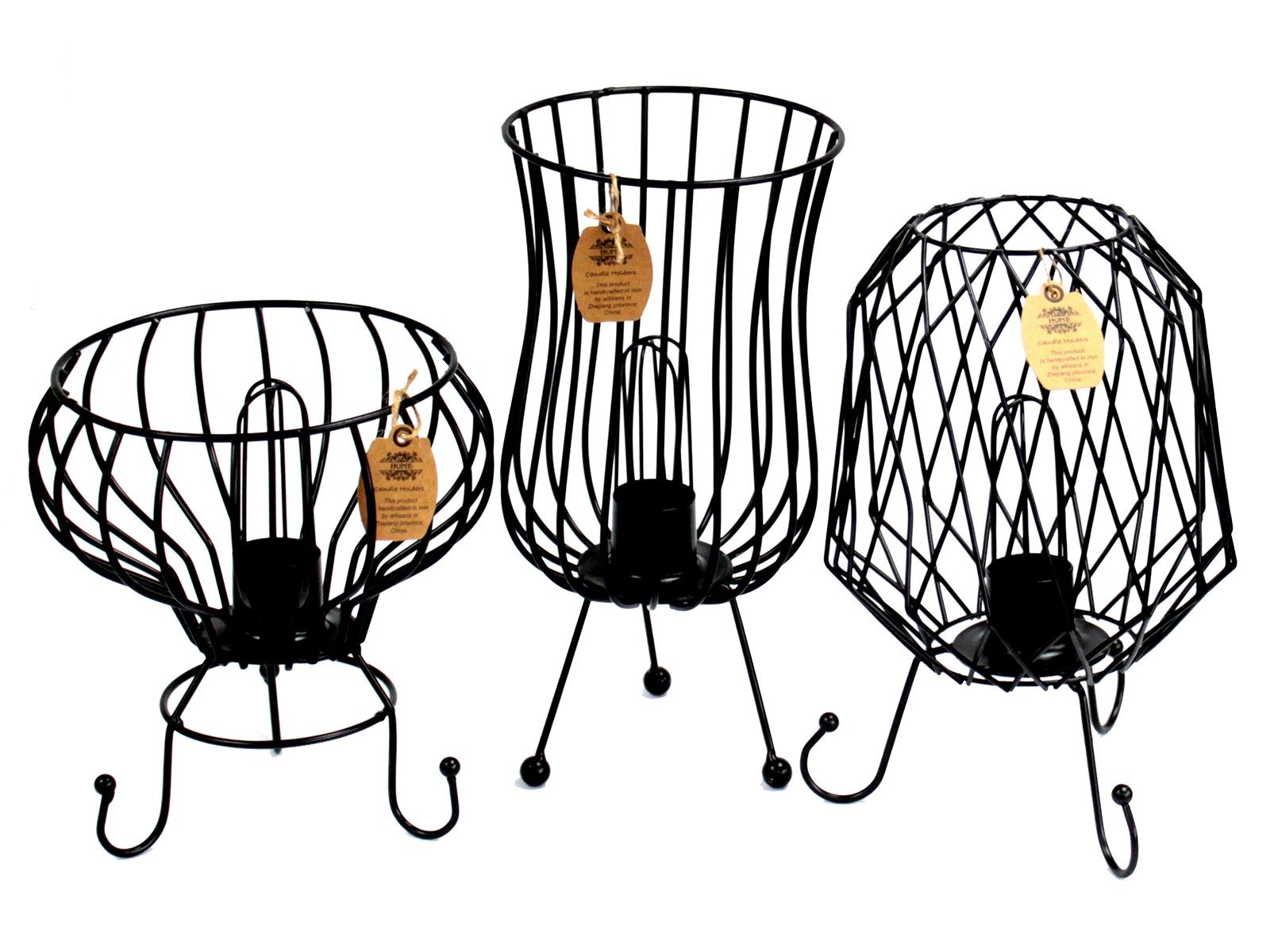 Mesh Salt Rock Brazier Set with Pink Salt Chunks and Bulb