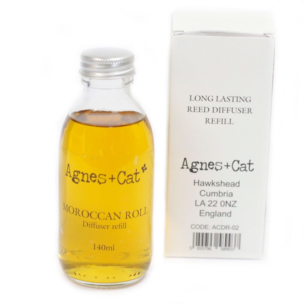 Agnes + Cat Reed Diffuser Refill Moroccan Roll 150ml for Home