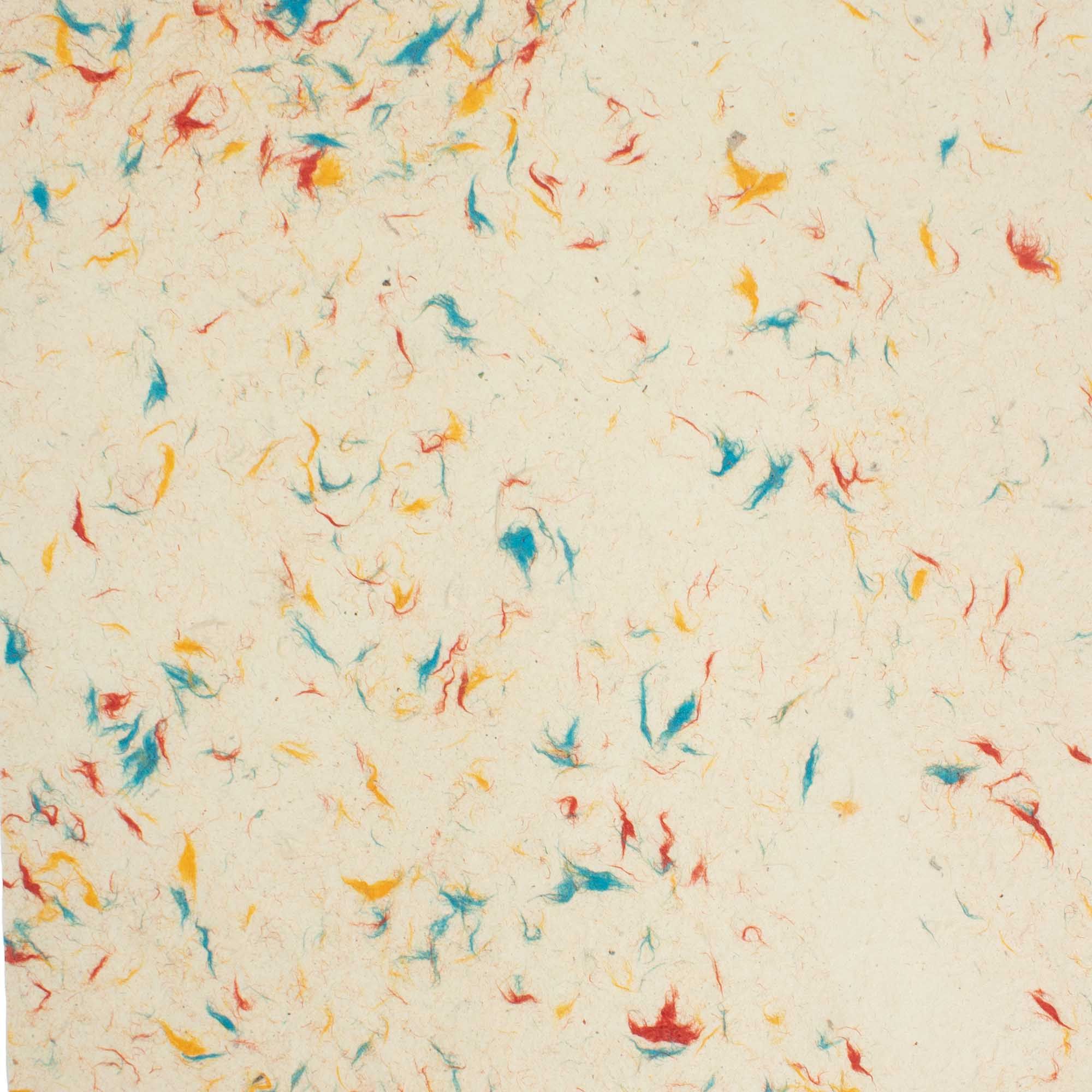 A4 Lokta Craft Paper 20 Sheet Pack with Floral Cotton Design