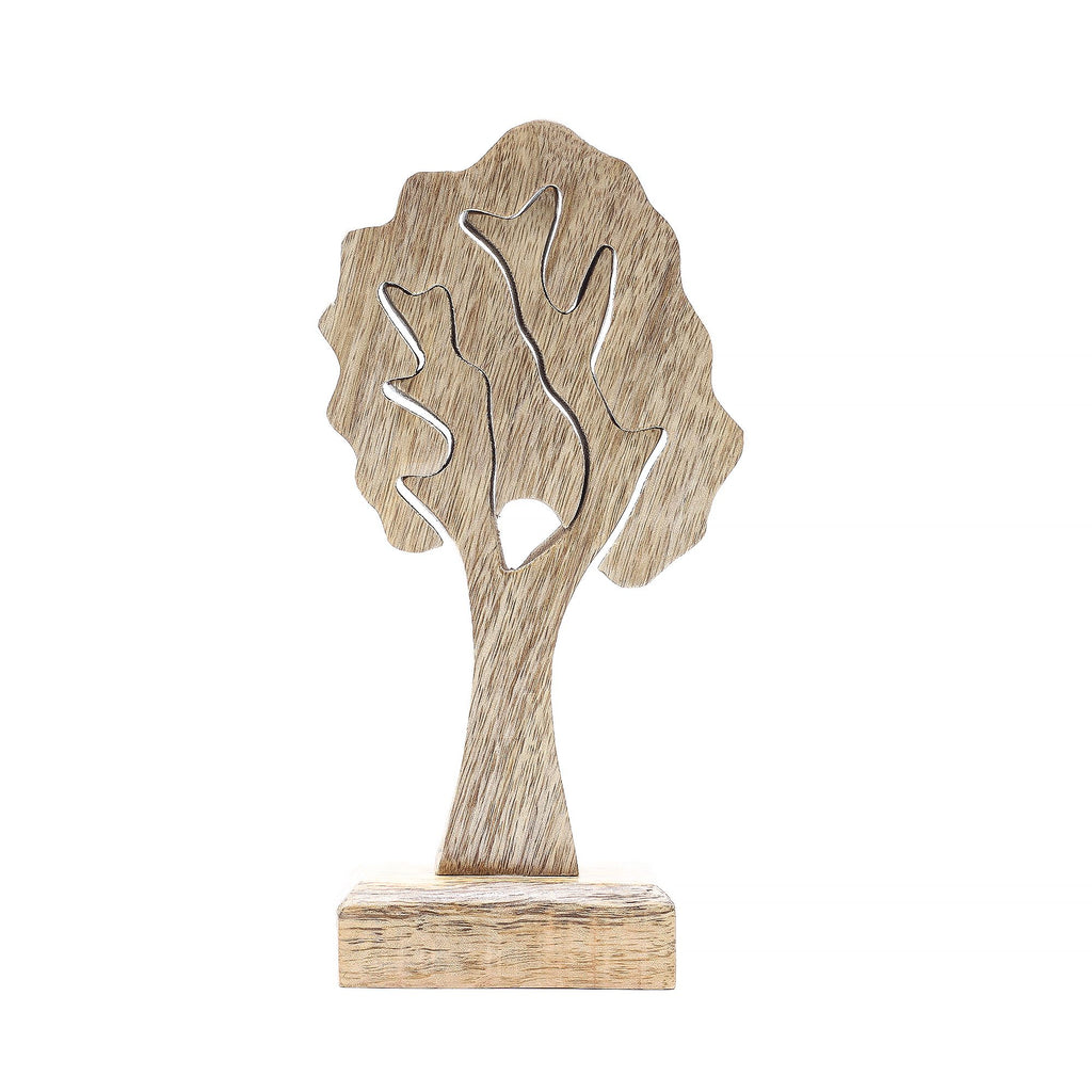 Lost in the Forrest Single Tree 3D Wooden Decoration 20x10cm