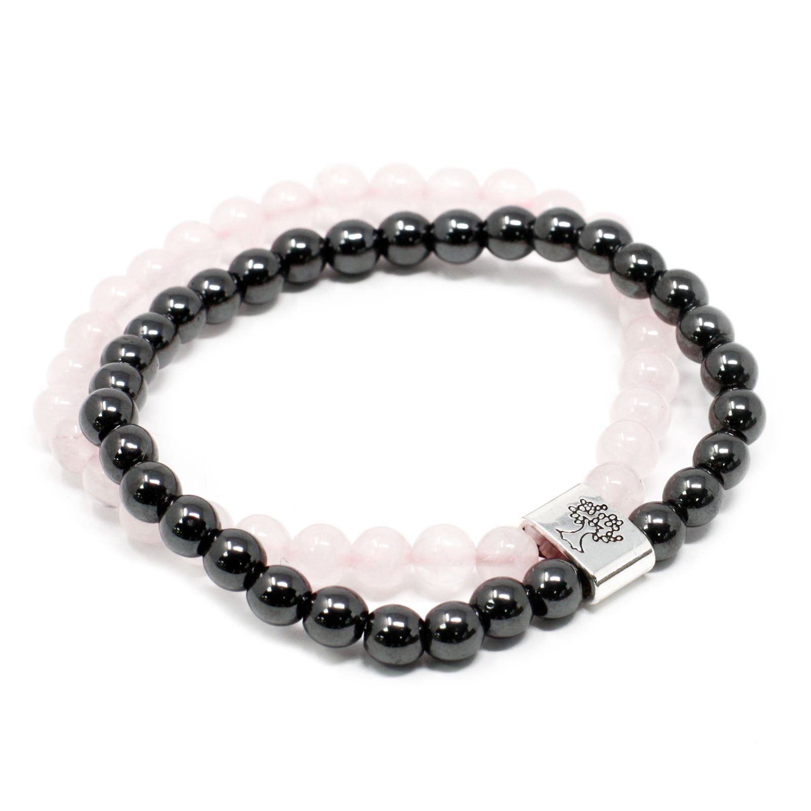 Magnetic Gemstone Bracelet with Rose Quartz Design for Gifting