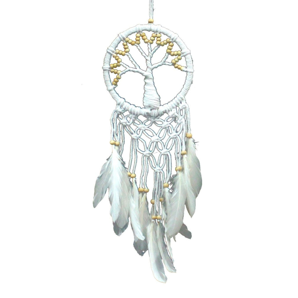 Tree of Life Dreamcatcher Pure and Natural 16cm for Home Decor