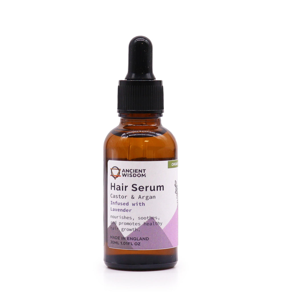Organic Lavender Hair Serum 30ml for Nourished Hair Care