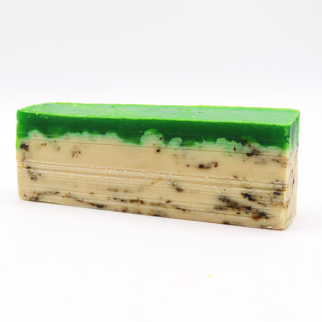 Green Tea Olive Oil Soap Loaf for Exfoliating and Moisturising