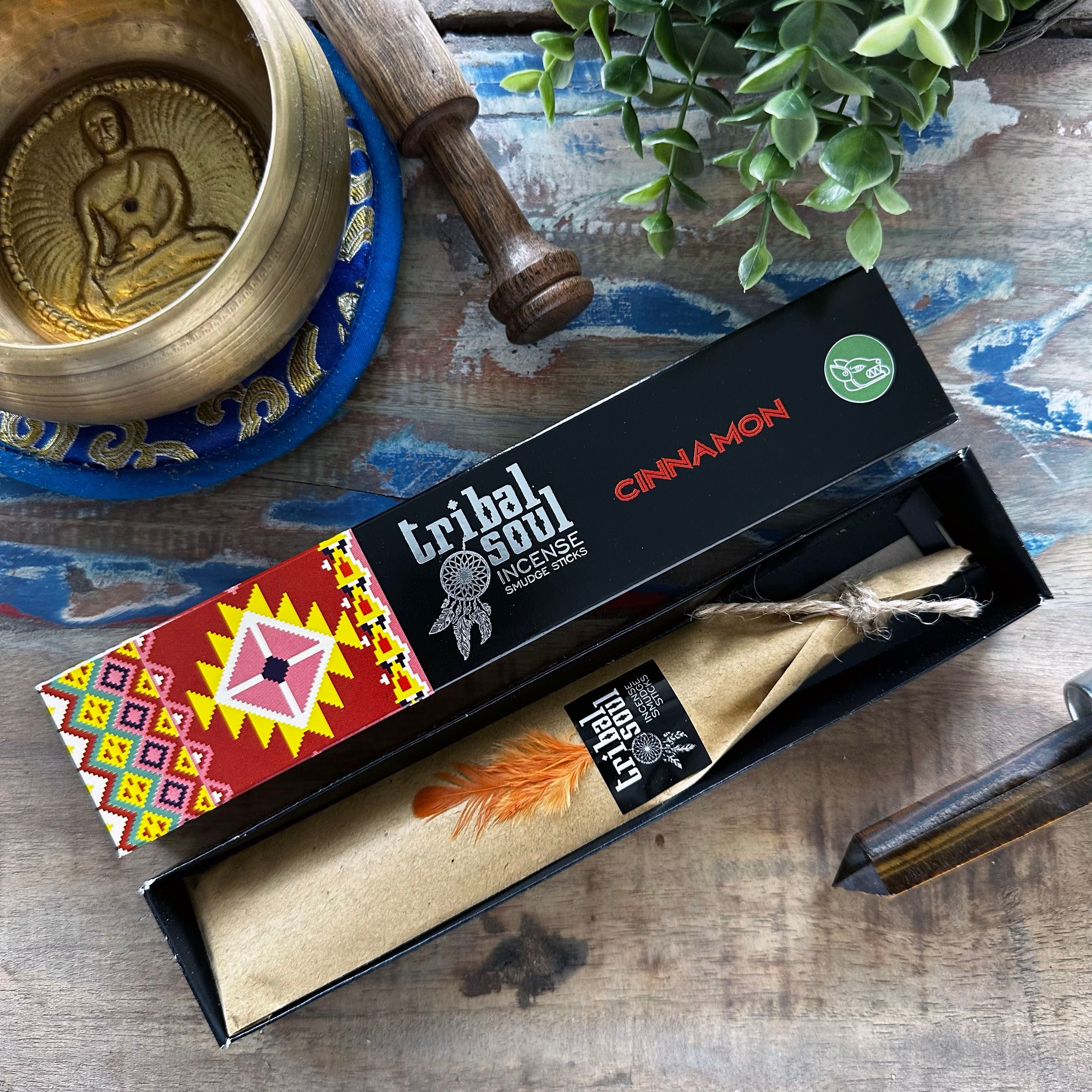 Tribal Soul Cinnamon Incense Sticks for Warmth and Relaxation