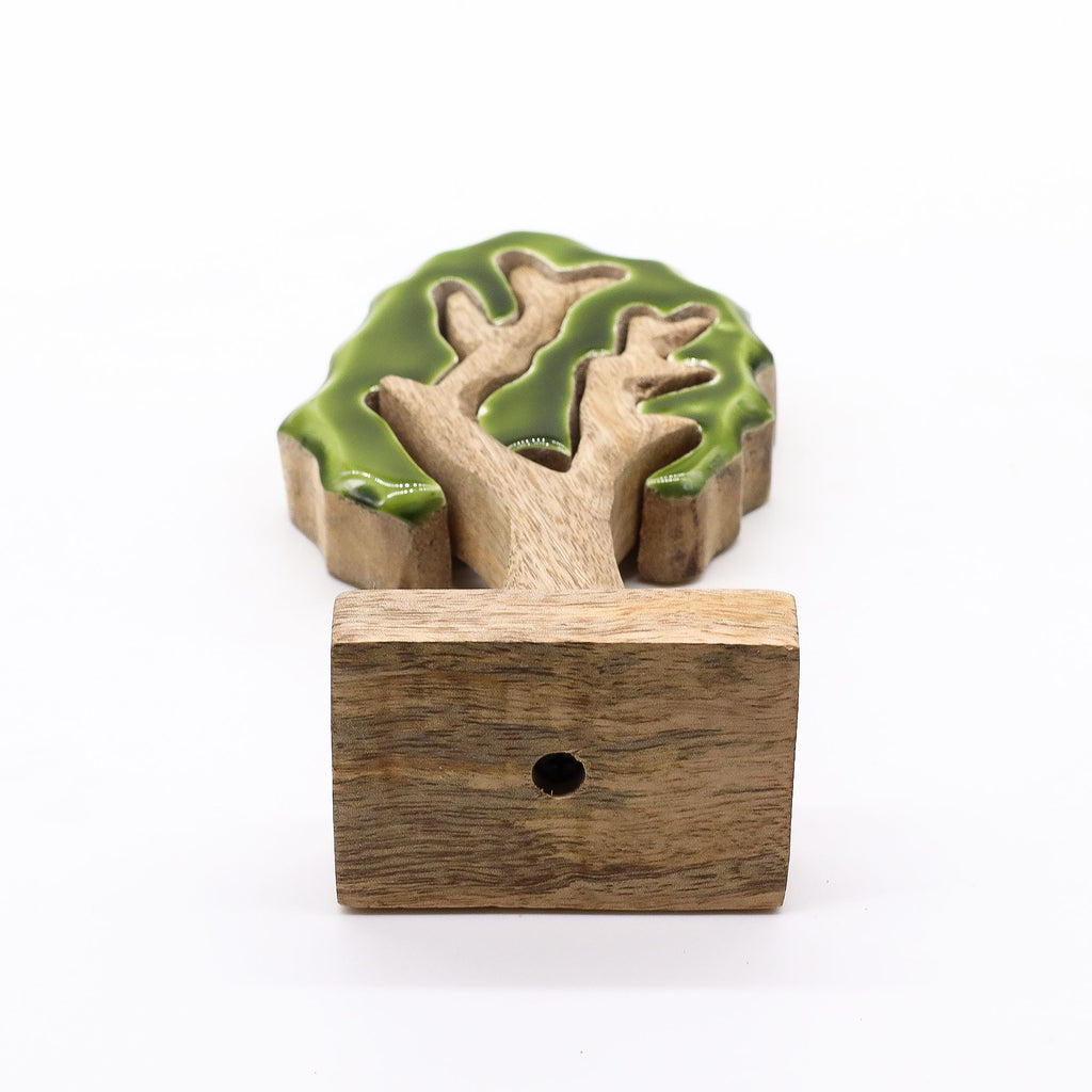 Lost in the Forrest Single Tree 3D Wooden Decoration 20x10cm