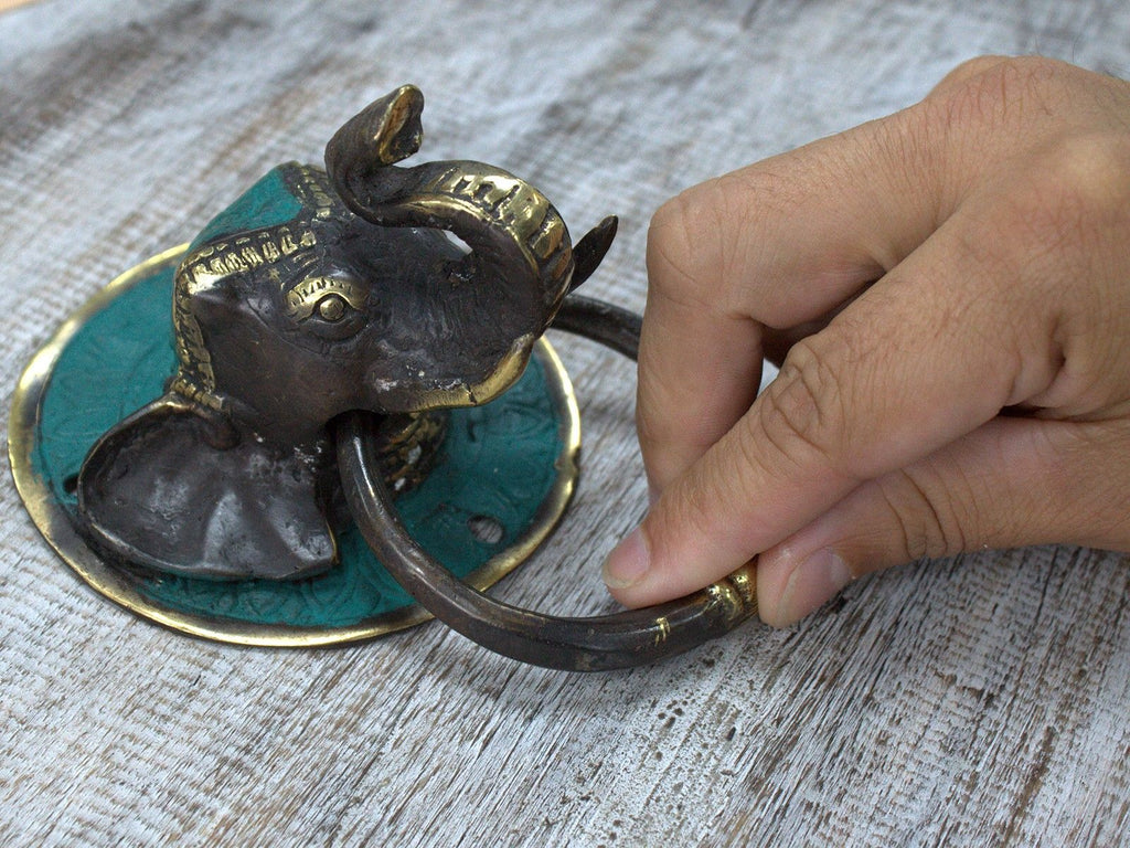 Brass Rams Head Door Knocker for Timeless Home Elegance and Style