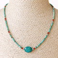 Nepalese Extra Fine Gem Necklace with Turquoise Stone Beads
