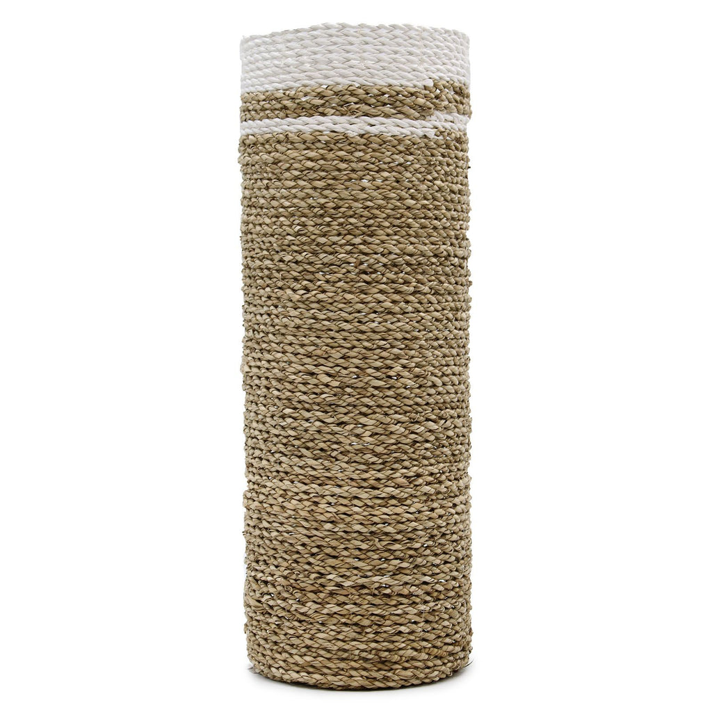 Seagrass Set of 2 Vases and 2 Bins for Stylish Storage Solutions