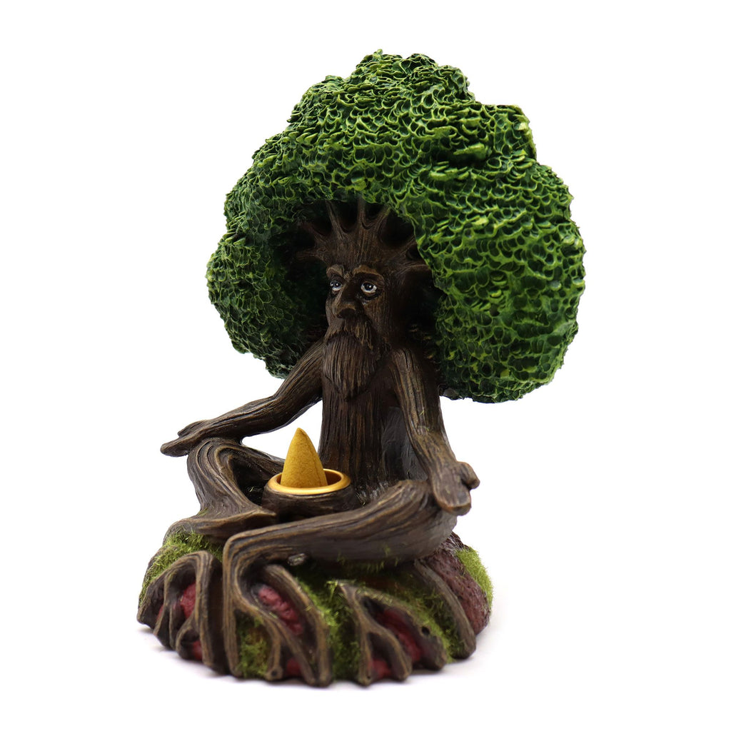 Wise Old Tree Man of the Forest Backflow Incense Burner for Relaxation
