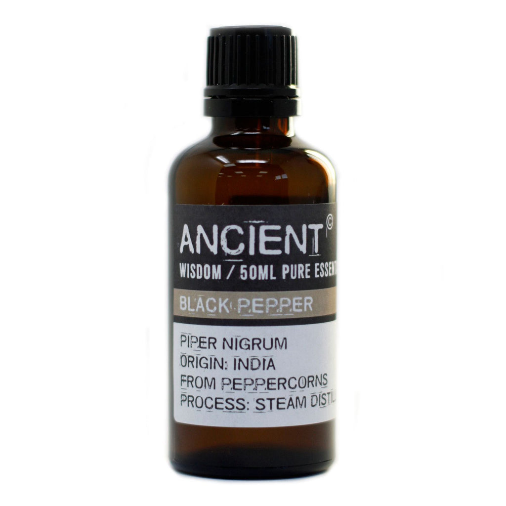 Black Pepper Essential Oil 50ml for Aromatherapy and Massage