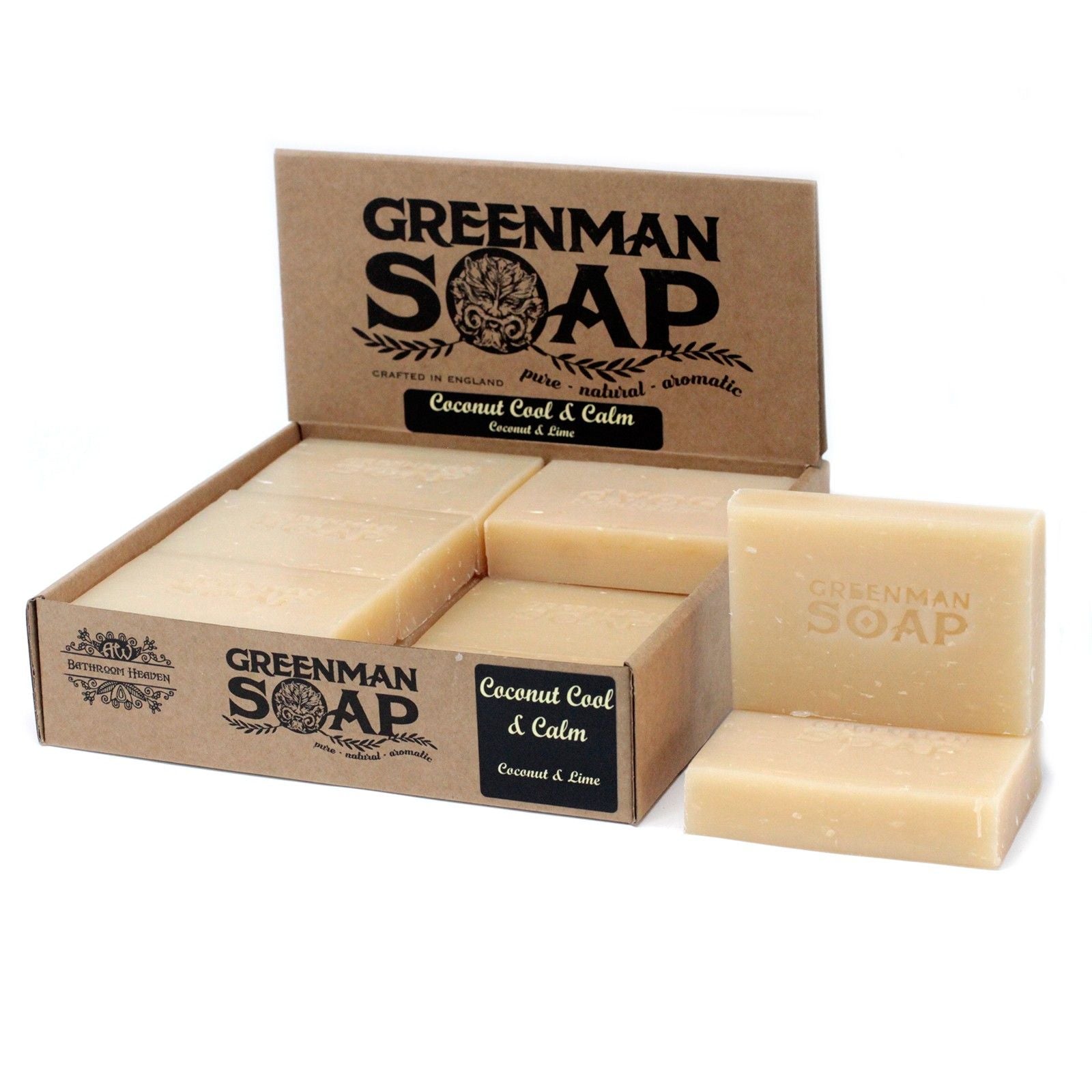 Greenman Soap Slice 100g with Coconut Cool & Calm Fragrance