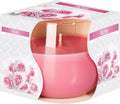 Scented Glass Jar Candle Rose for a Fragrant Home Atmosphere