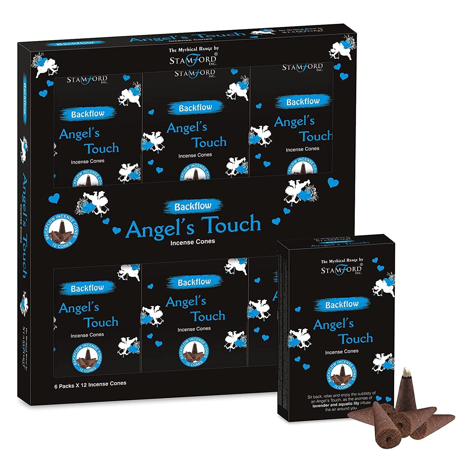 Mythical Backflow Cones Angel Touch for Enchanting Aroma Experience