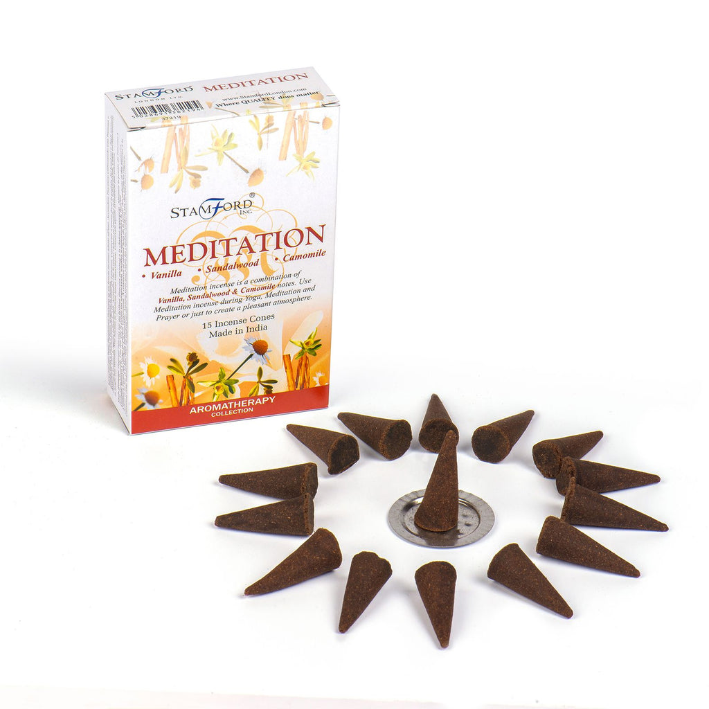 Meditation Cones for Aromatic Relaxation and Tranquil Spaces
