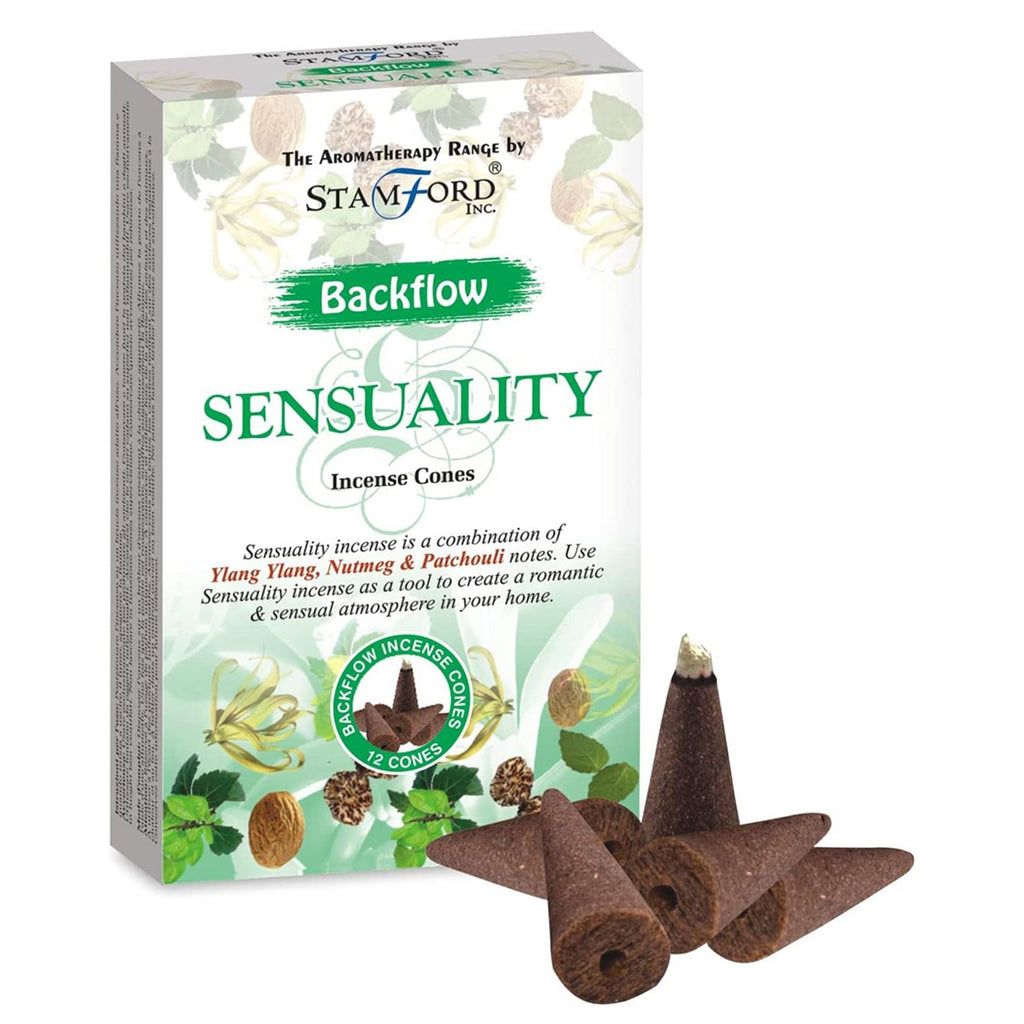 Aromatherapy Backflow Cones for Sensuality 12 Pack of Incense