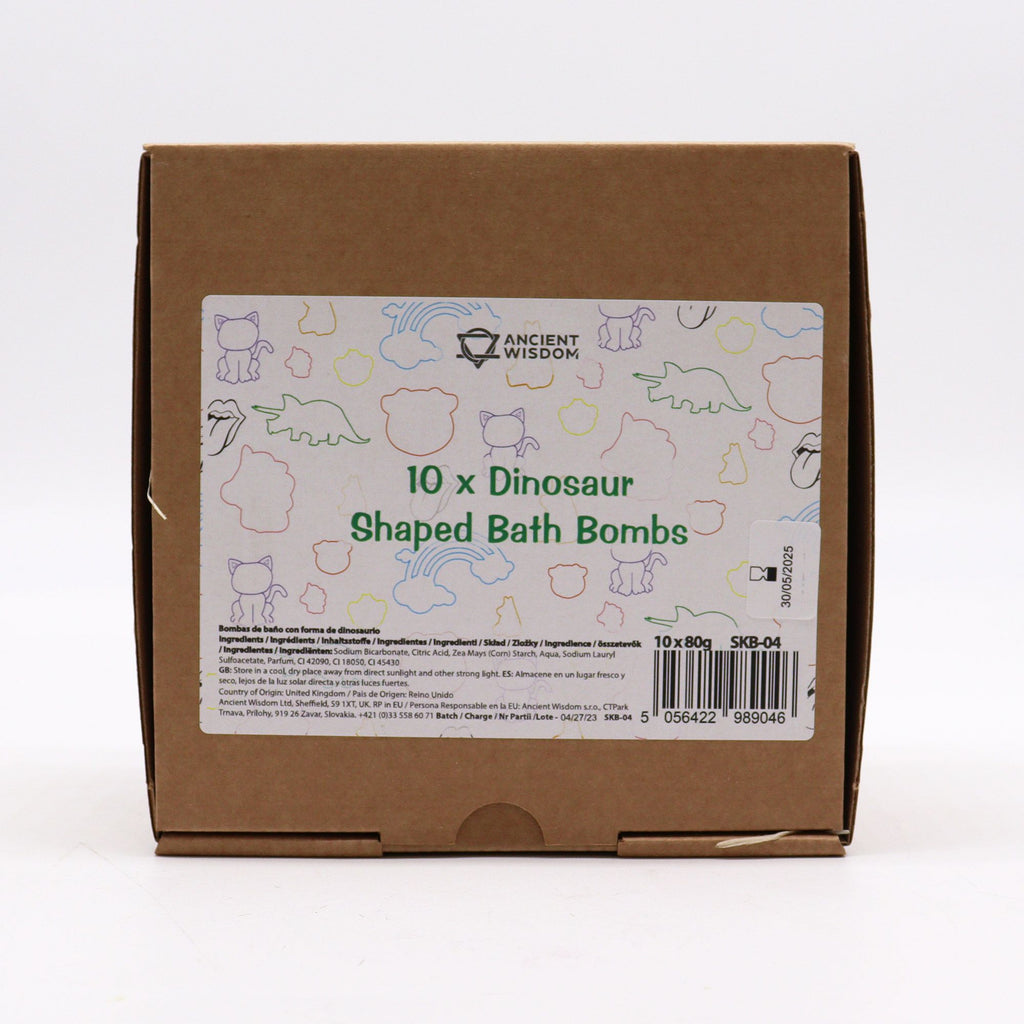Dinosaur Bath Bomb 80g with Fun Blueberry Scent for Kids