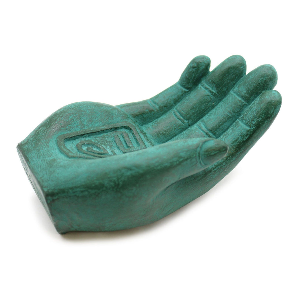 Hand Incense Burner Earth Protect Green for Home Fragrance