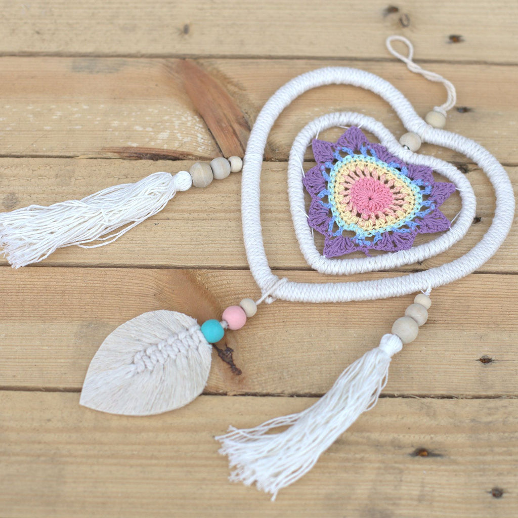 Medium Multi Heart in Heart Dream Catcher for Home Decor Design