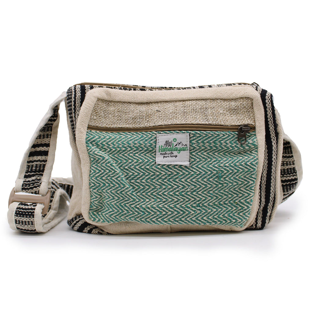 Messenger Bag in Assorted Colours Made from Hemp and Cotton