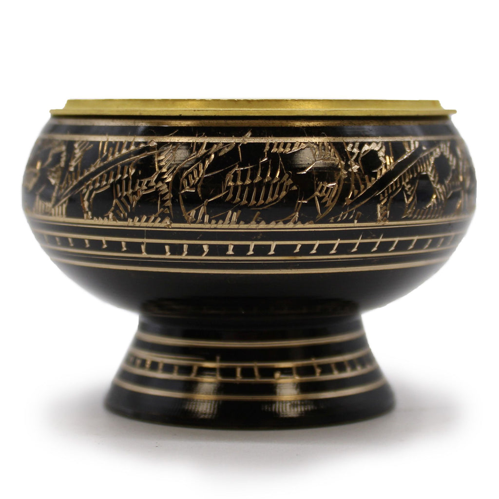 Brass Charcoal Burner for Incense Resins and Herbs Stylish Design
