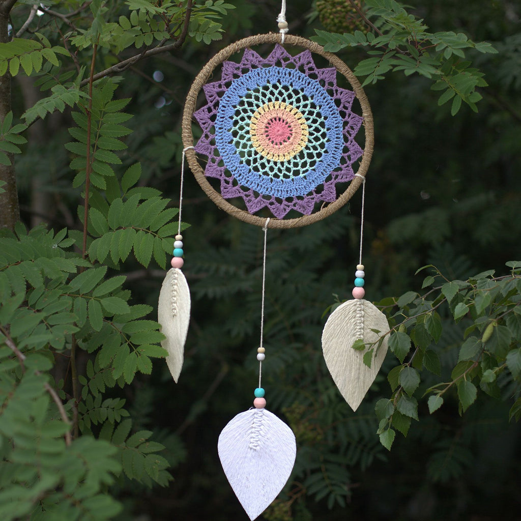 Large Multi Elemental Spirits Dream Catcher for Serene Sleep