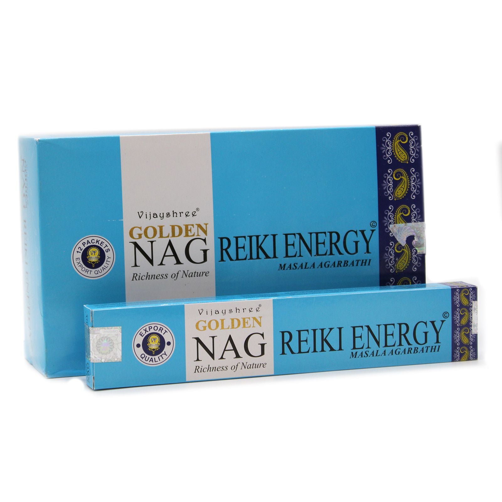 15g Golden Nagchampa Reiki Energy Incense Sticks for Relaxation