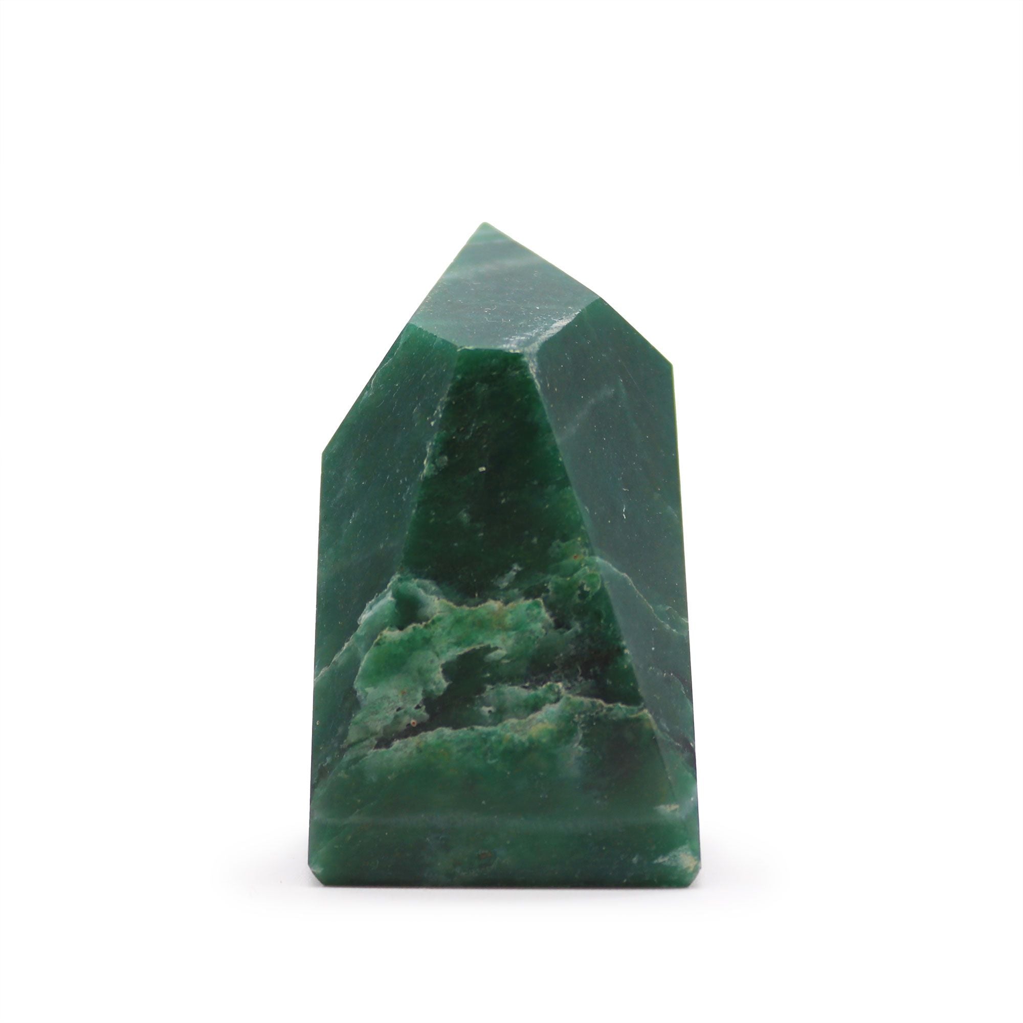 Indian Jade Gemstone Points Approx 6cm Elegant Decorative Crystals