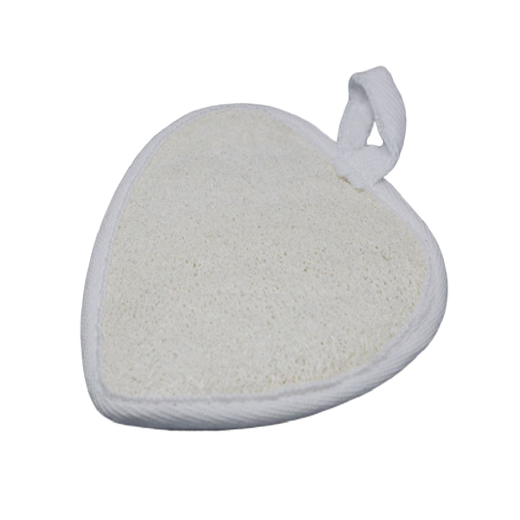 Natural Loofah Body Scrubs in Heart Shape for Gentle Exfoliation