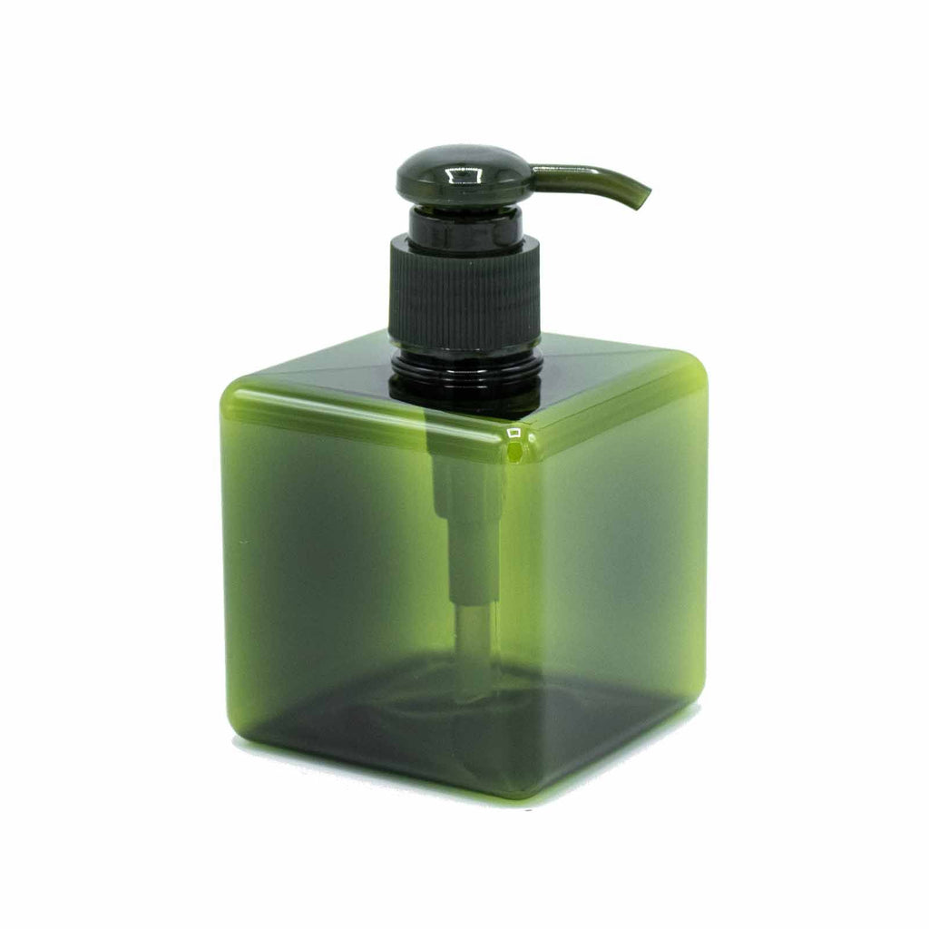 Eco Friendly 250ml Squat Reusable Dispenser Bottle in Green