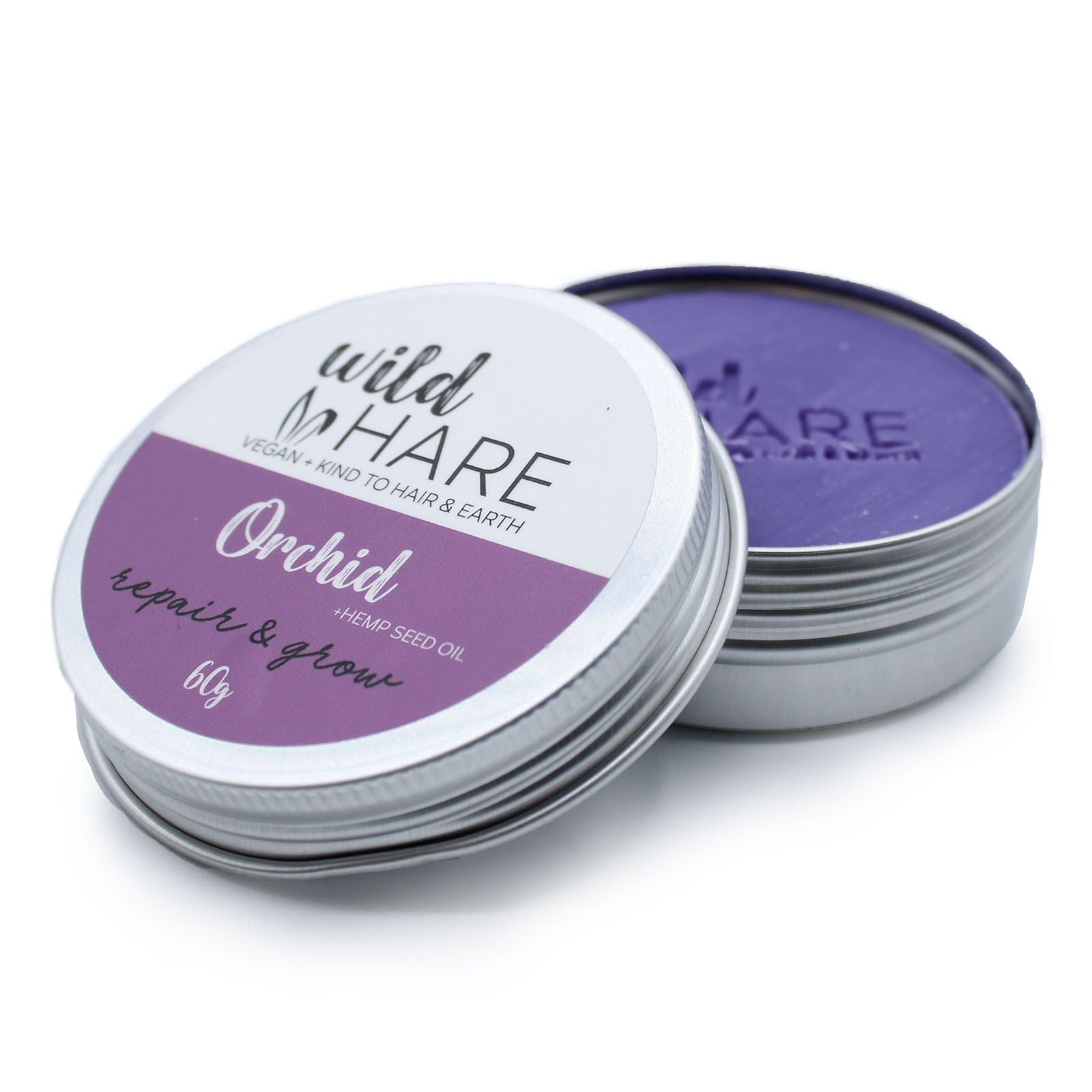 Wild Hare Orchid Solid Shampoo 60g for Eco Friendly Hair Care