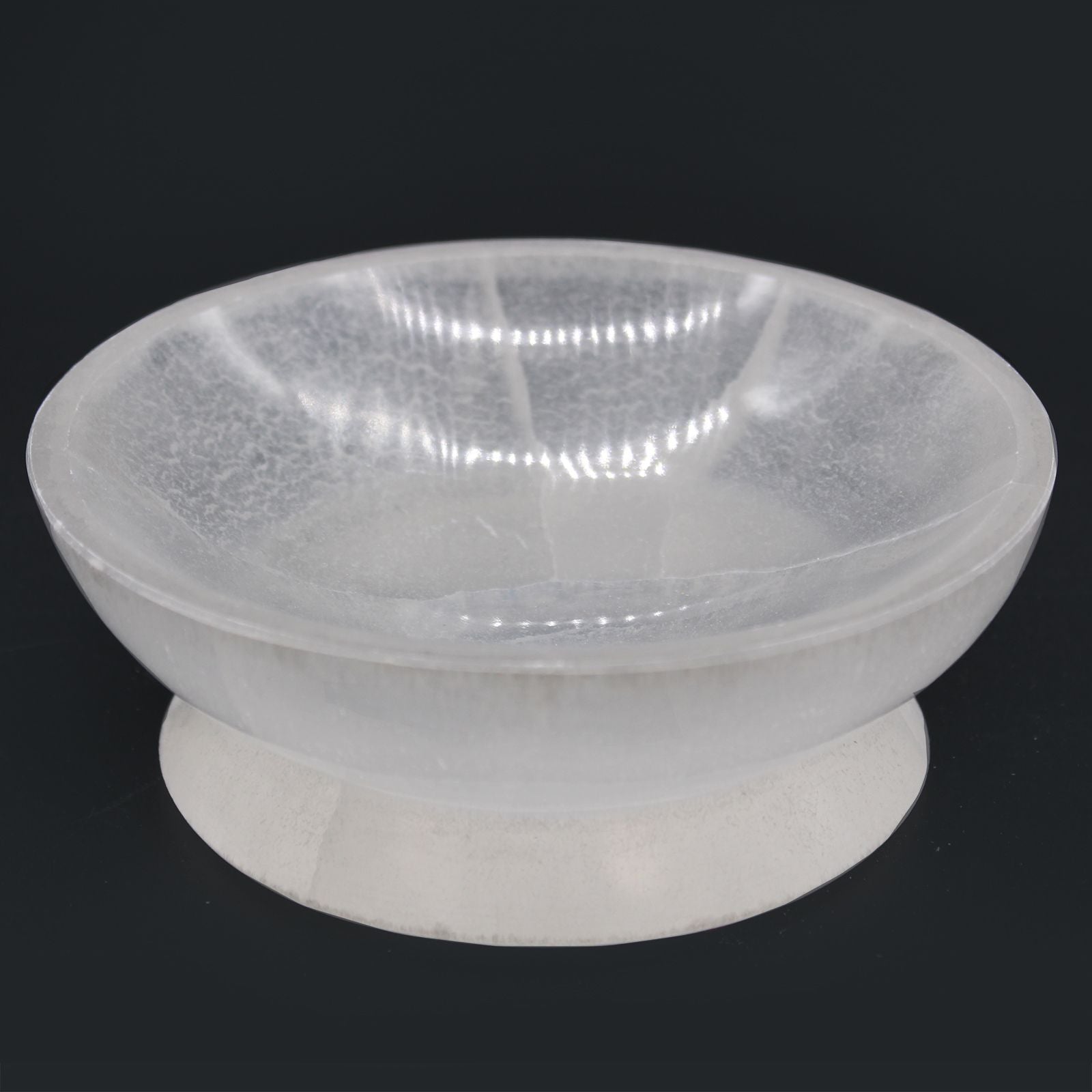 Selenite Ritual Bowl Elegant 13cm for Ceremonies and Decor