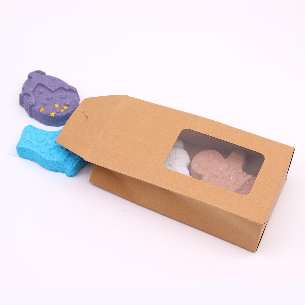 Christmas Fun Bath Bomb Gift Pack with Four Unique Scents