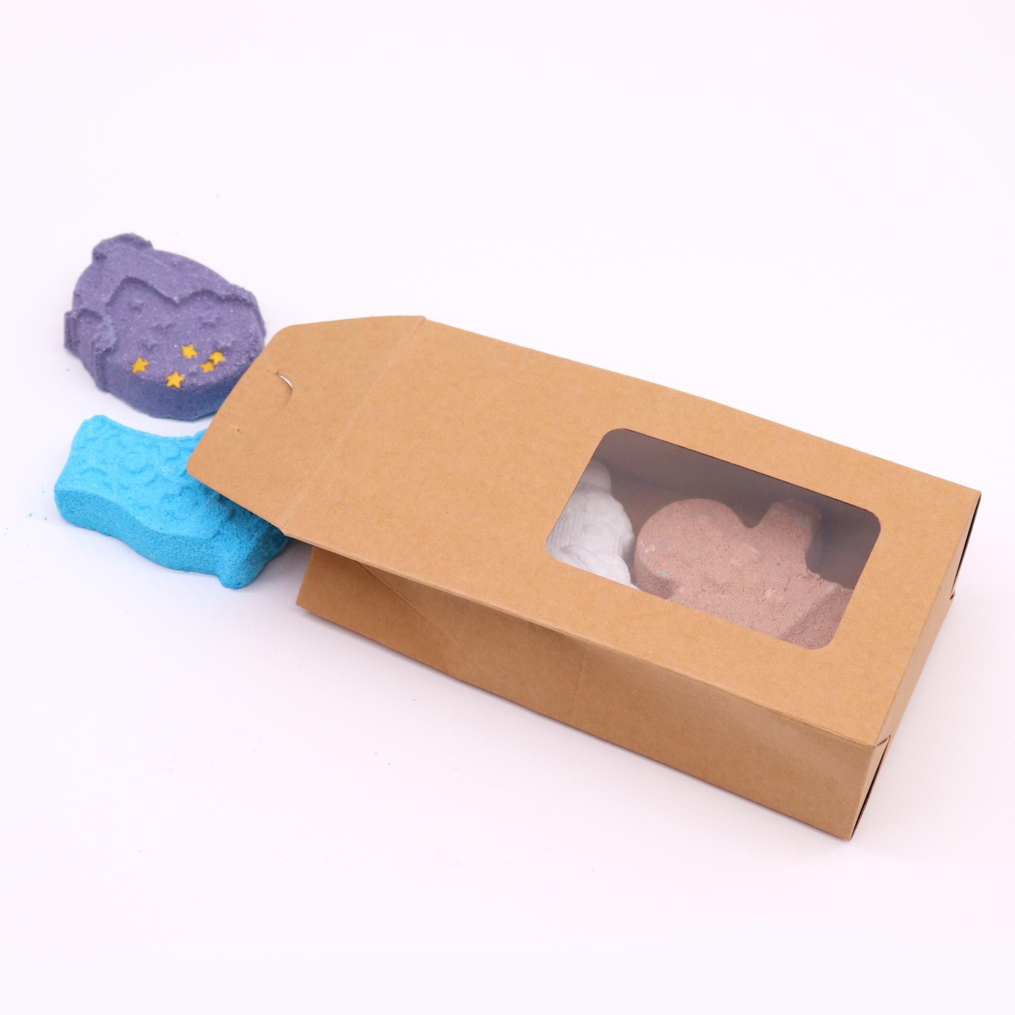 Christmas Fun Bath Bomb Gift Pack with Four Unique Scents