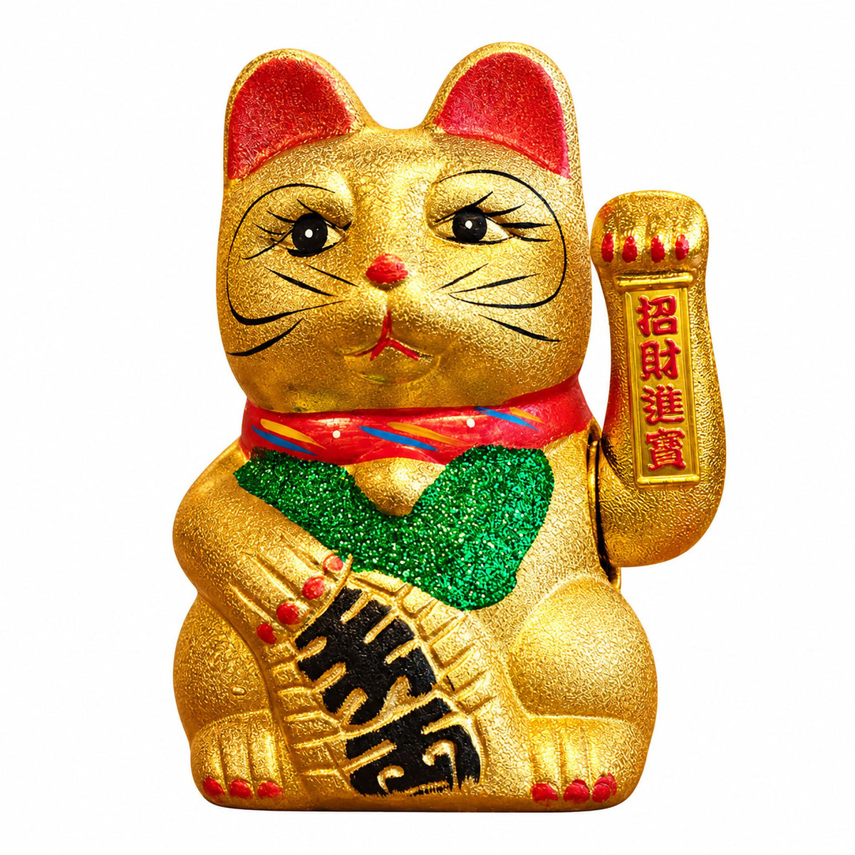 Japanese Lucky Money Cat Ornament – Large Gold