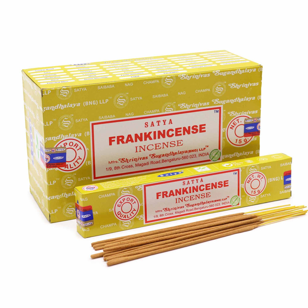 Satya Incense Sticks 15gm Frankincense for Invigorating Aroma