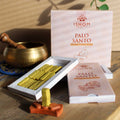 Pack of 15 Natural Incense Smudge Bricks and Burner Palo Santo
