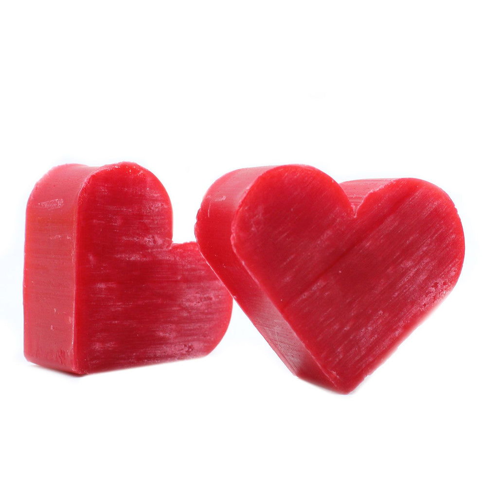 Heart Guest Soap Raspberry Scented Heart Shaped Soaps 10 Pieces