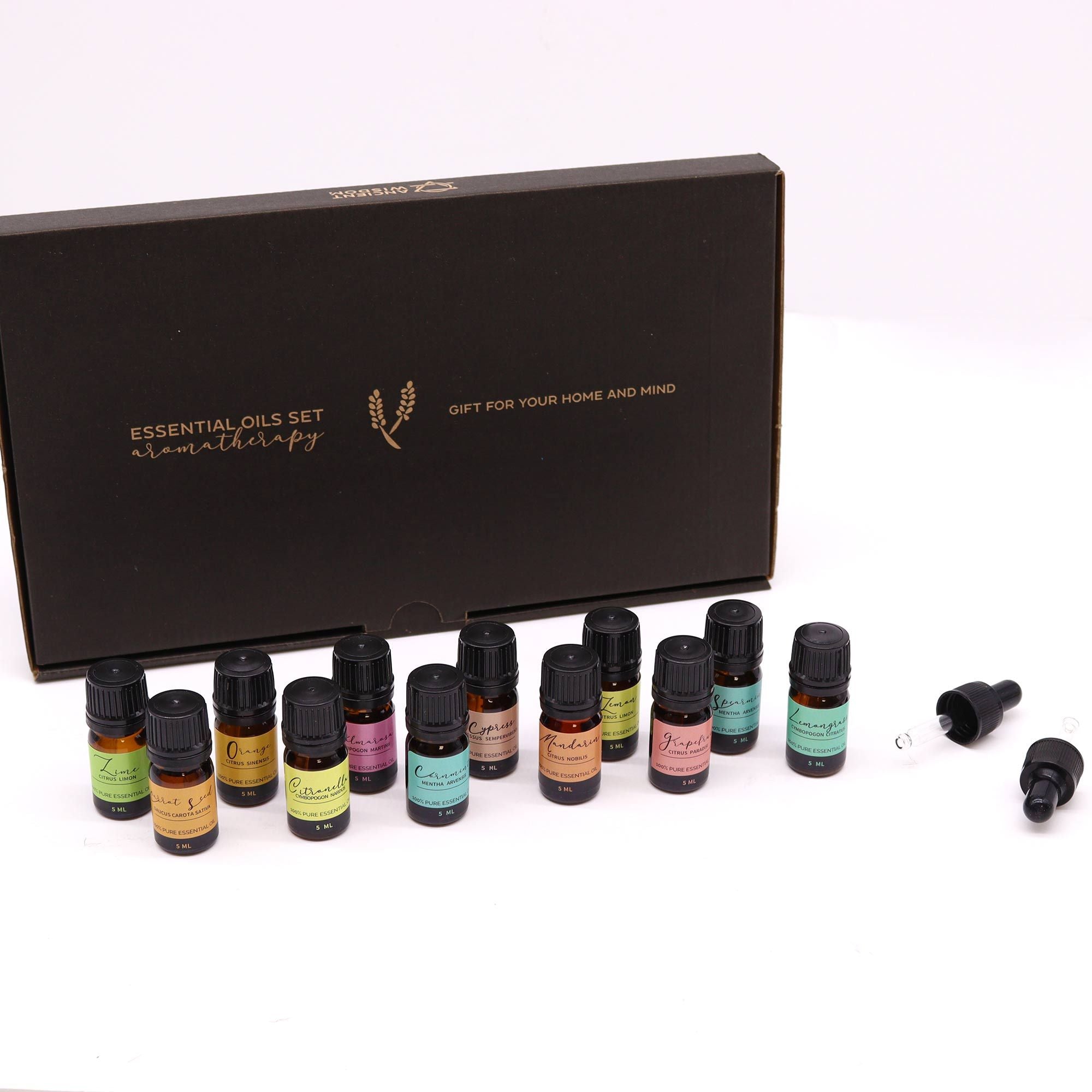 Aromatherapy Essential Oil Set with Summer Scents for Blissful Homes