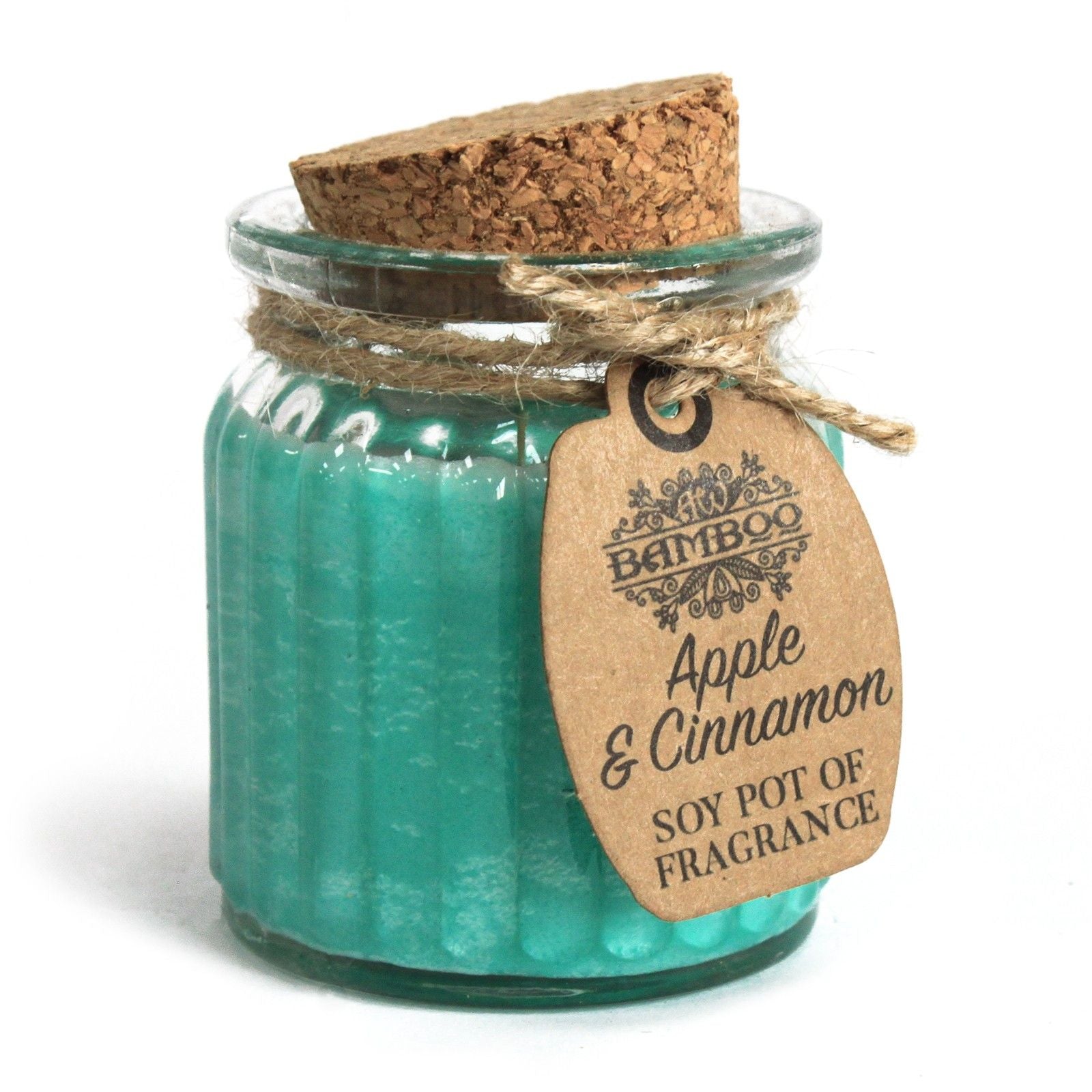 Apple & Cinnamon Soy Pot of Fragrance Candles for Home Decor