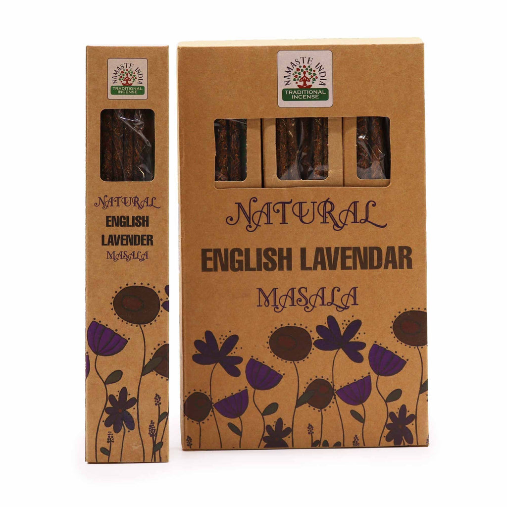 Natural Botanical Masala Incense Sticks with English Lavender Scent
