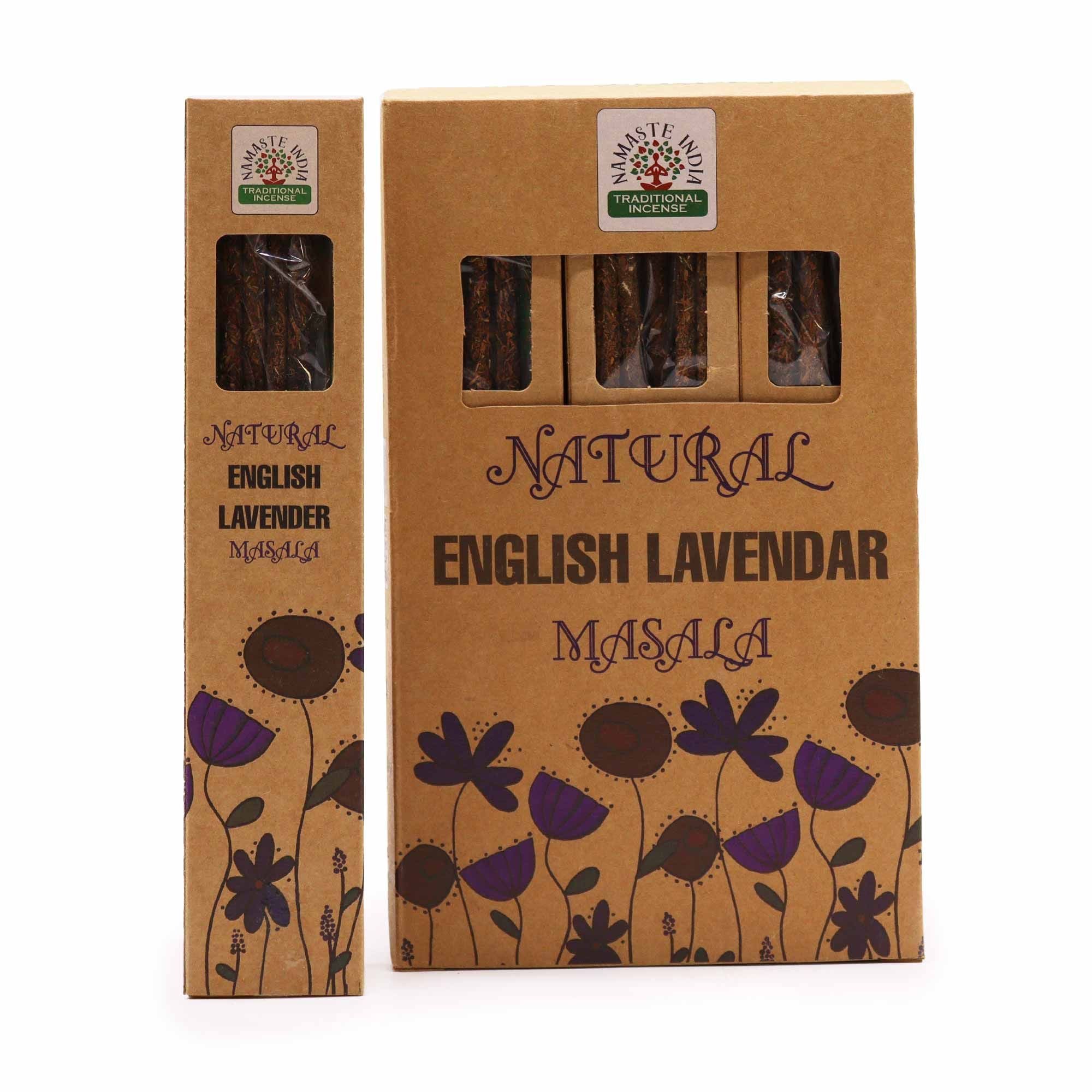 Natural Botanical Masala Incense Sticks with English Lavender Scent
