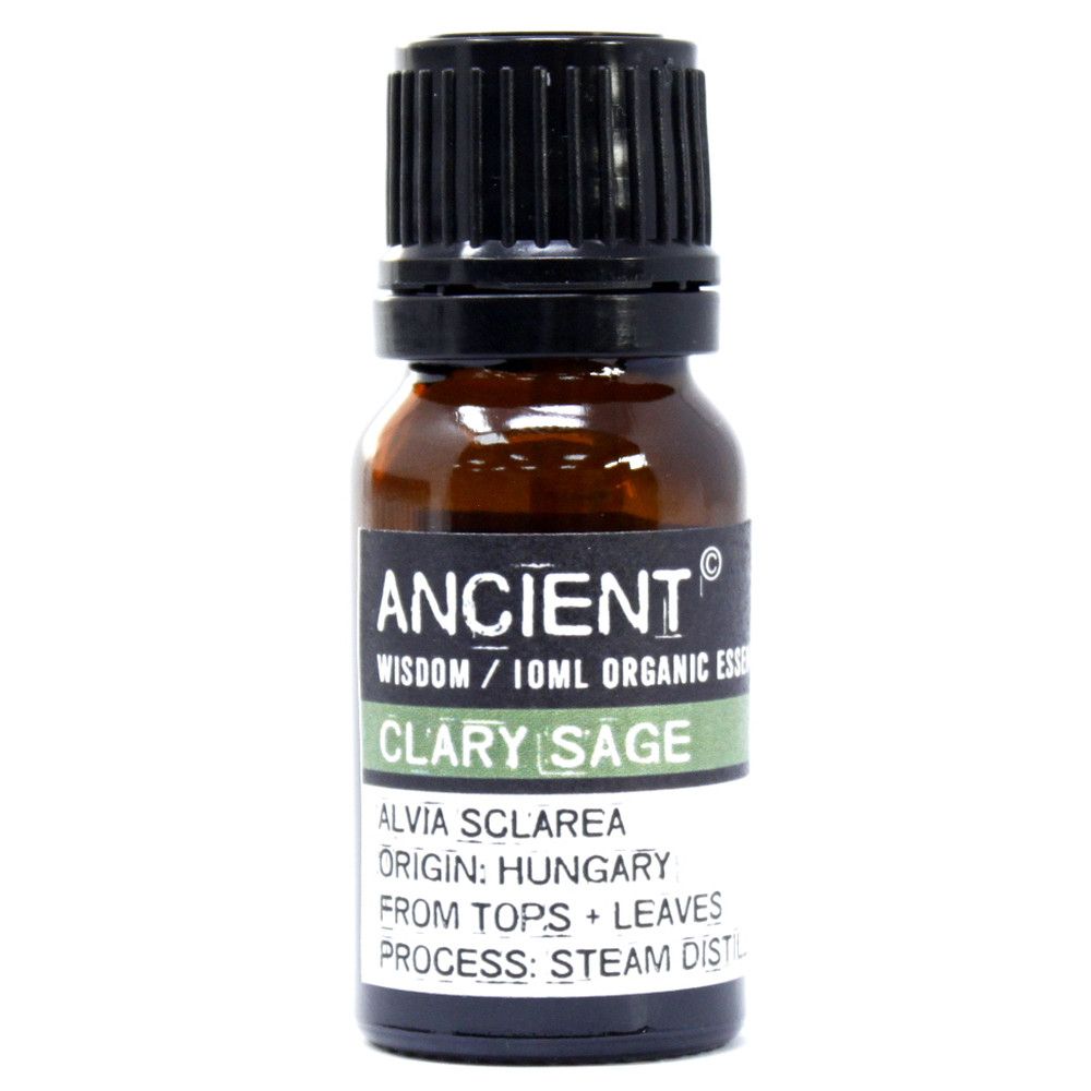 Clary Sage Organic Essential Oil 10ml for Aromatherapy Use
