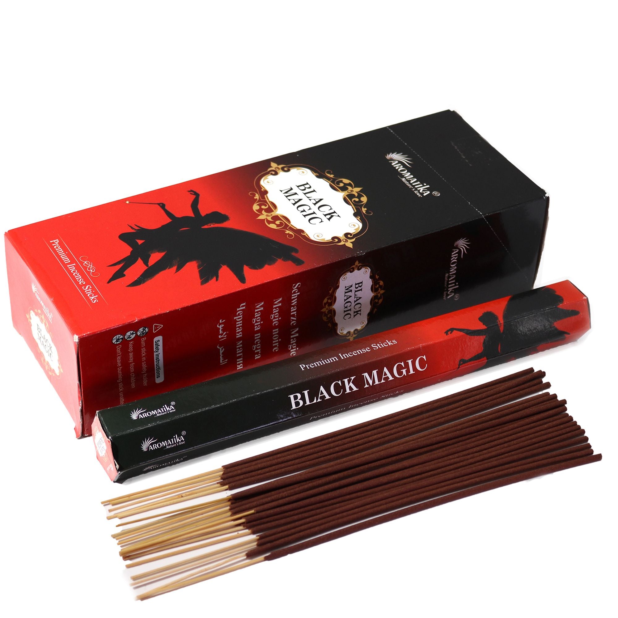 Aromatika Charcoal Free Hex Incense Sticks for Black Magic Rituals