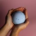 Set of 3 Lavender and Seeds Bath Bombs for Relaxing Soaks