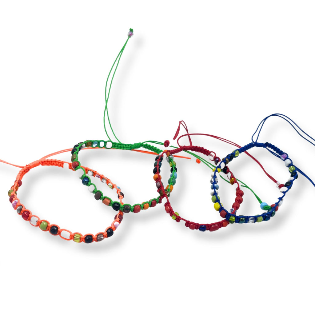 Handmade Friendship Bracelets with Tiny Forever Beads Assorted
